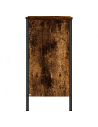 Mobile Lavabo Bagno Rovere Fumo 60x30x60 cm Legno Multistrato