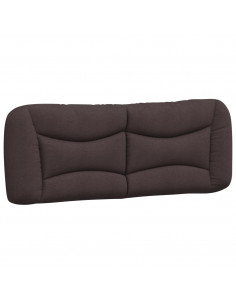 Cuscino Testiera Hvar Marrone Scuro 120 cm in Tessuto 2