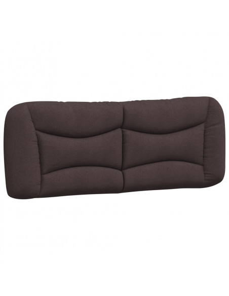 Cuscino Testiera Marrone Scuro 120 cm in Tessuto