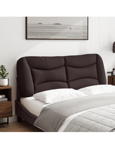 Cuscino Testiera Marrone Scuro 120 cm in Tessuto