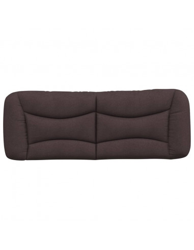 Cuscino Testiera Hvar Marrone Scuro 120 cm in Tessuto