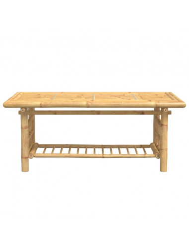 Tavolino da Salotto 110x55x45 cm in Bambù