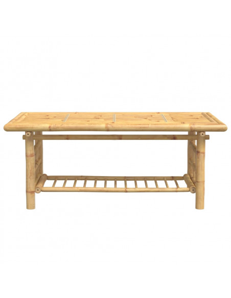 Tavolino da Salotto 110x55x45 cm in Bambù
