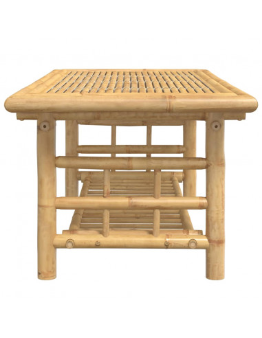 Tavolino da Salotto 110x55x45 cm in Bambù