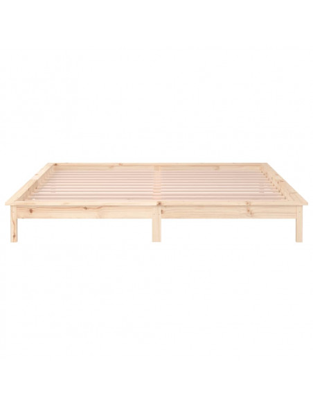 Giroletto con LED 160x200 cm in Legno Massello