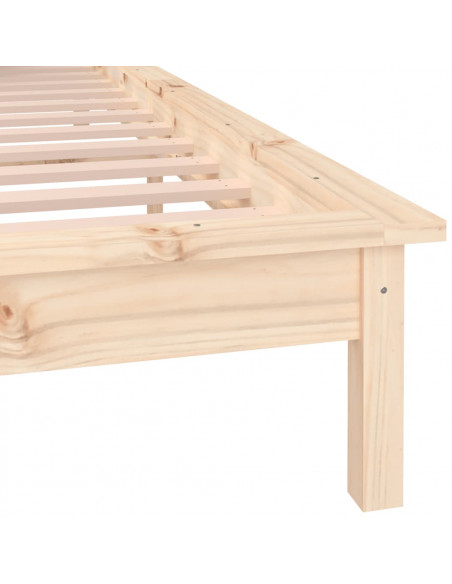 Giroletto con LED 160x200 cm in Legno Massello