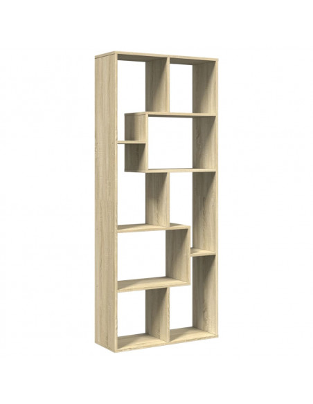 Libreria Divisorio Rovere Sonoma 67x25x161,5 cm in Truciolato