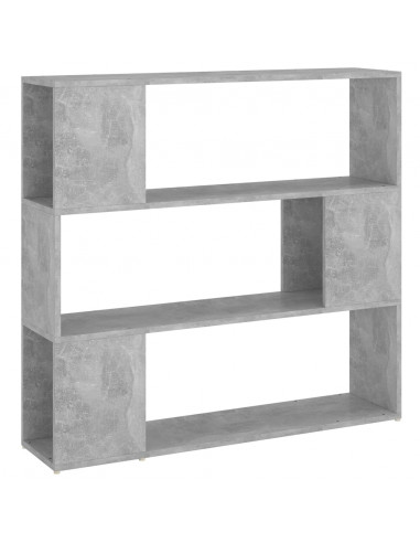 Libreria/Divisorio Grigio Cemento 100x24x94 cm