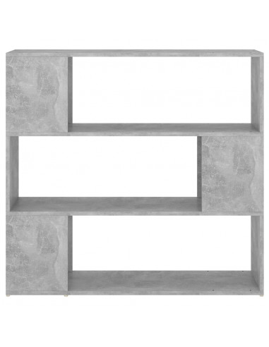 Libreria/Divisorio Grigio Cemento 100x24x94 cm