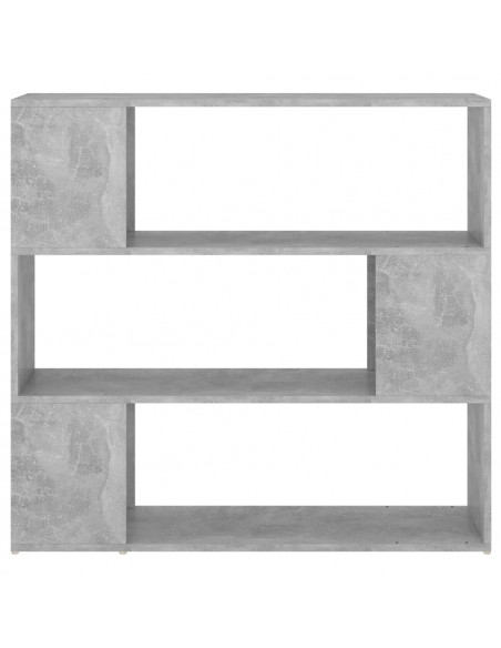 Libreria/Divisorio Grigio Cemento 100x24x94 cm
