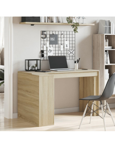 Scrivania Rovere Sonoma 123,5x73,5x75 cm in Legno Multistrato
