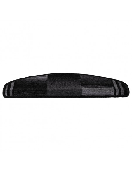 Tappetini per Scale Autoadesivi 5 pz 65x21x4 cm Nero e Grigio