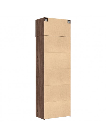 Armadietto Rovere Marrone 70x42,5x225 cm in Truciolato