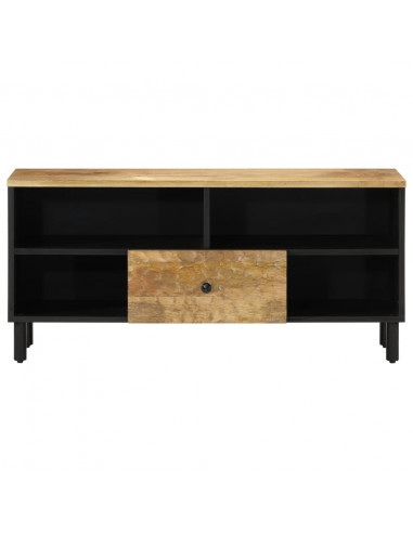 Mobile Porta TV 100x33x46 cm in Legno Massello di Mango