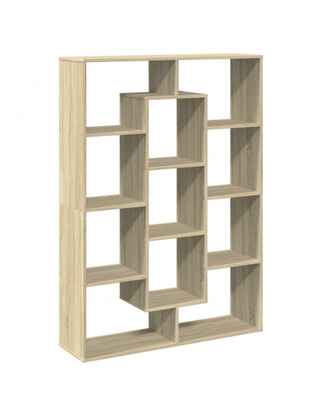 Libreria Rovere Sonoma 102x29x143 cm in Legno Multistrato