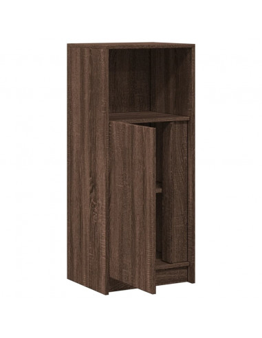 Credenza con LED Rovere Marrone 42,5x34x100cm Legno Multistrato