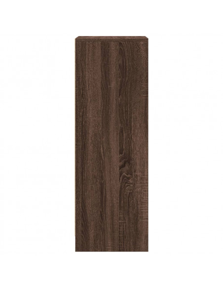 Credenza con LED Rovere Marrone 42,5x34x100cm Legno Multistrato