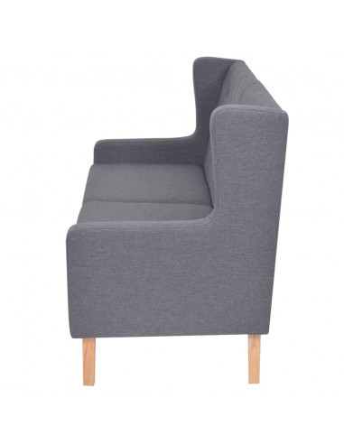 Set Divani 3 pz in Tessuto Grigio