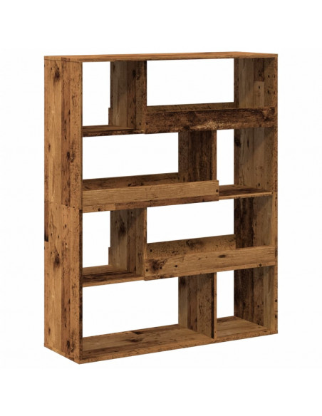 Divisorio Stanza Legno Antico 100x33x125,5 cm in Truciolato