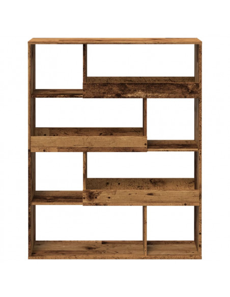 Divisorio Stanza Legno Antico 100x33x125,5 cm in Truciolato