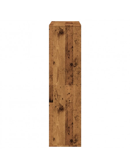 Divisorio Stanza Legno Antico 100x33x125,5 cm in Truciolato