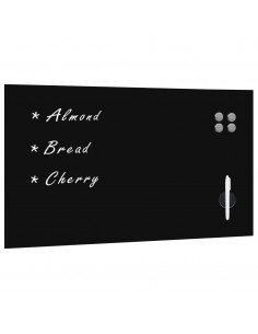 Lavagna Magnetica a Parete in Vetro 120x60 cm 2