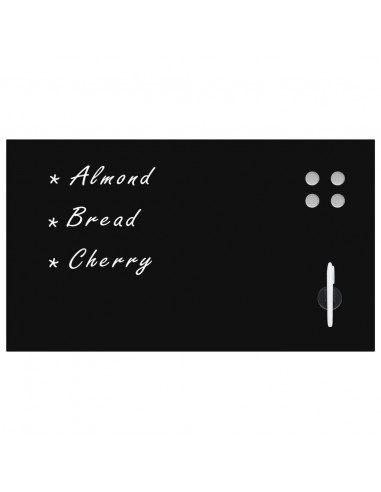 Lavagna Magnetica a Parete in Vetro 120x60 cm