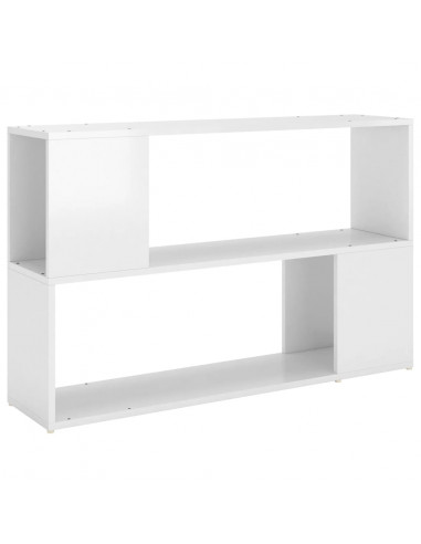 Libreria Bianco Lucido 100x24x63 cm in Truciolato