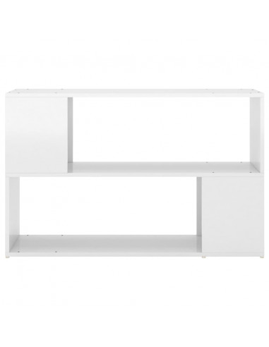 Libreria Bianco Lucido 100x24x63 cm in Truciolato