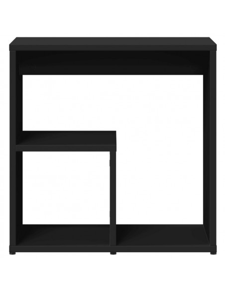 Tavolino Nero 50x30x50 cm in Legno Multistrato
