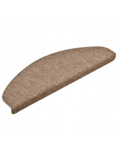 Tappetini Autoadesivi Scale 15 pz Crema 65x21x4 cm Agugliati