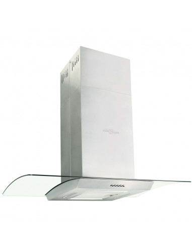 Cappa a Isola 90 cm Acciaio Inossidabile 756 m³/h LED