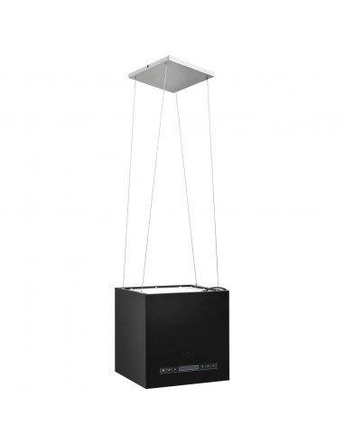 Cappa da Cucina ad Isola Sospesa LCD Sensore 37 cm in Acciaio