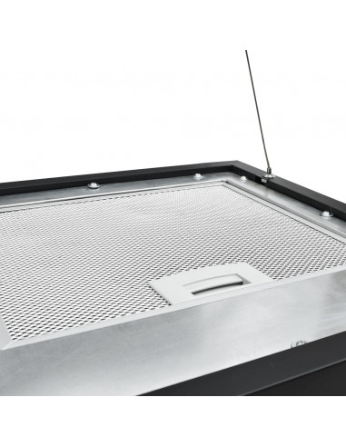 Cappa da Cucina ad Isola Sospesa LCD Sensore 37 cm in Acciaio