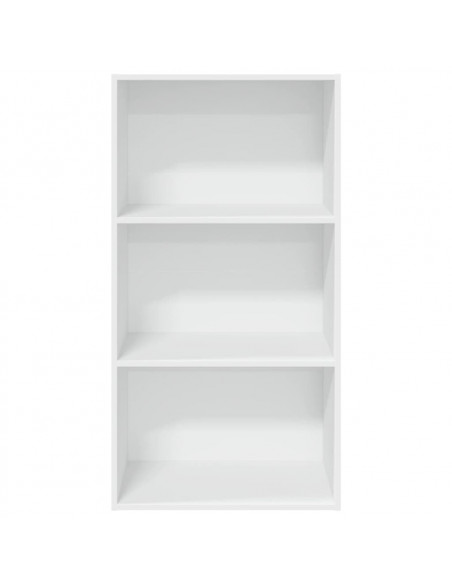 Libreria Bianca 60x30x114 cm in Legno Multistrato