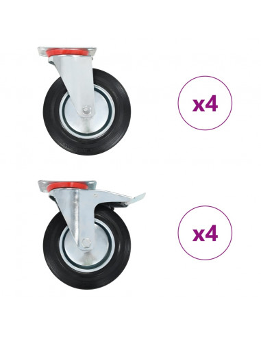 Ruote Girevoli 8 pz 200 mm