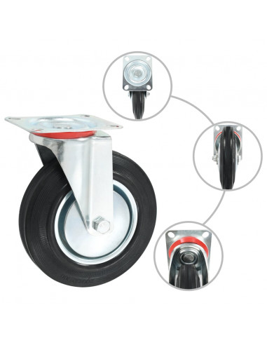 Ruote Girevoli 8 pz 200 mm