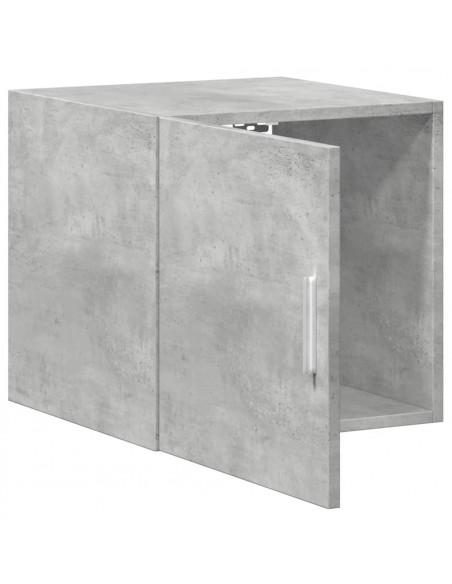 Mobile a Parete Grigio Cemento 40x42,5x40 cm Legno Multistrato