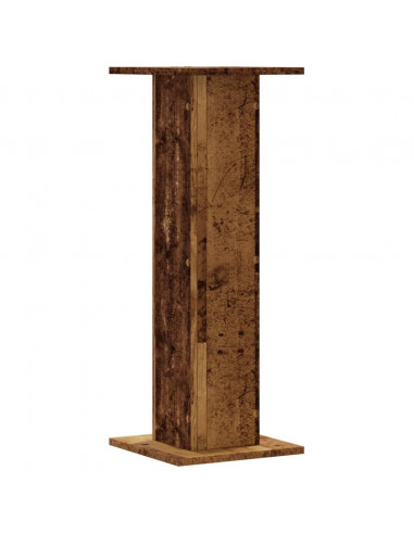 Supporti per Piante 2 pz Legno Vecchio 30x30x80 cm Truciolato