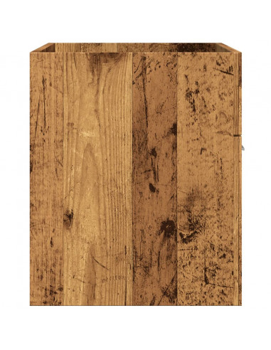 Mobile Lavabo Bagno Legno Antico 90x38,5x46 cm Multistrato