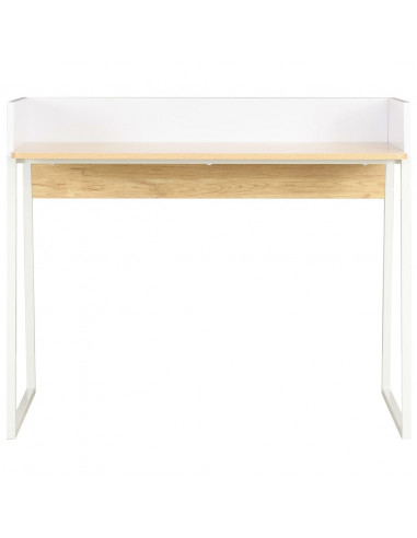 Scrivania Bianca e Rovere 90x60x88 cm