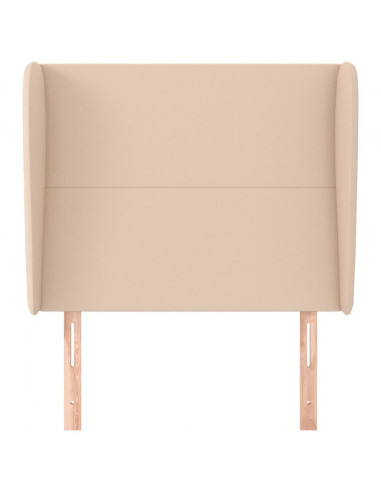 Testiera ad Orecchio Cappuccino 83x23x118/128 cm in Similpelle