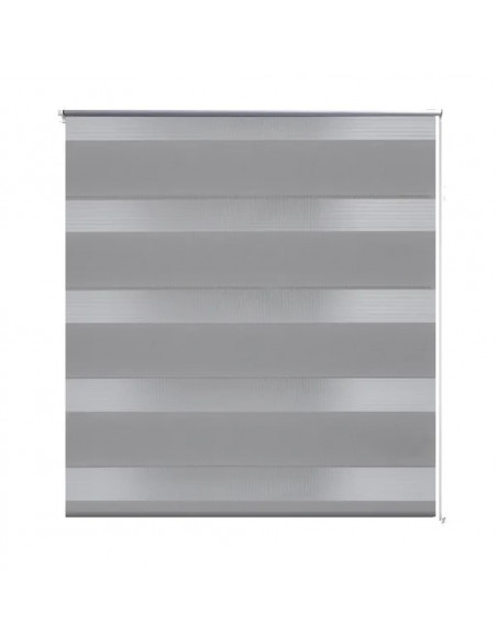 Tenda a rullo oscurante zebra 100x175 grigia