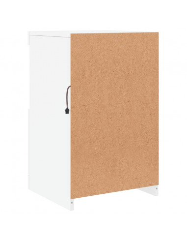 Credenza con Luci LED Bianca 41x37x67 cm