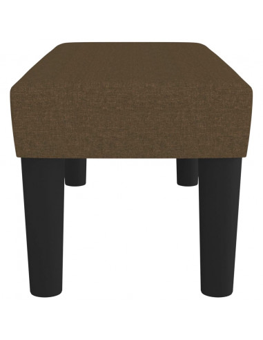 Panca Marrone Scuro 70x30x30 cm in Tessuto