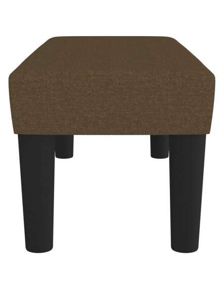 Panca Marrone Scuro 70x30x30 cm in Tessuto
