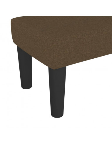 Panca Marrone Scuro 70x30x30 cm in Tessuto