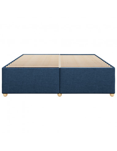 Giroletto senza Materasso Blu 180x200 cm in Tessuto