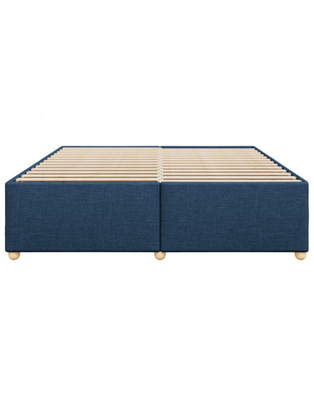Giroletto senza Materasso Blu 180x200 cm in Tessuto