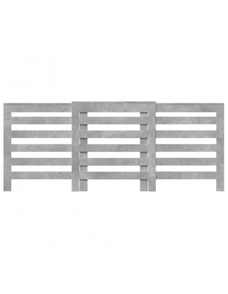 Copertura Termosifone Grigio Cemento 205x21,5x83,5 Multistrato